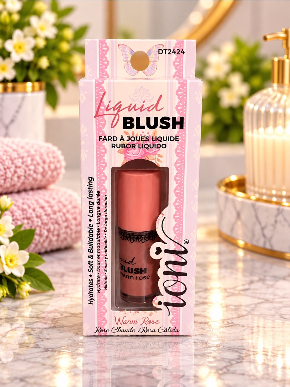 ICON Liquid Blush - Warm Rose Pink